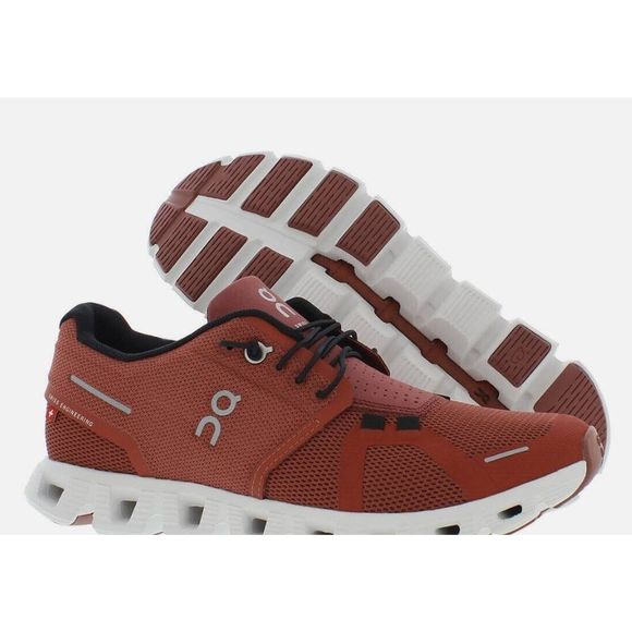 On Running Women's Cloud 5 Running Shoe in Rust BlackSize 9Box as is - Picture 1 of 8
